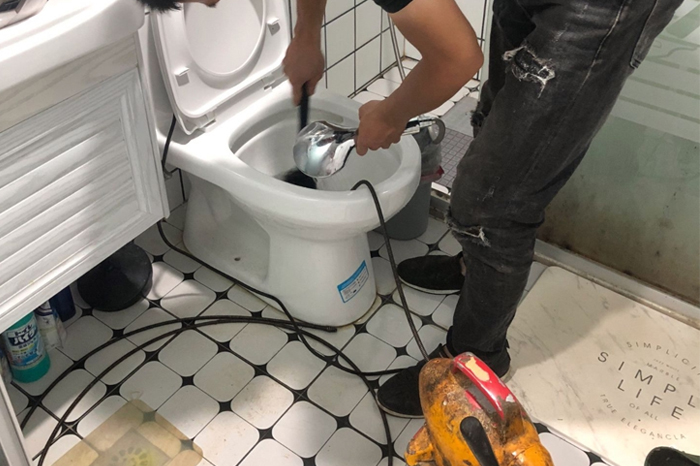 商城疏通下水道